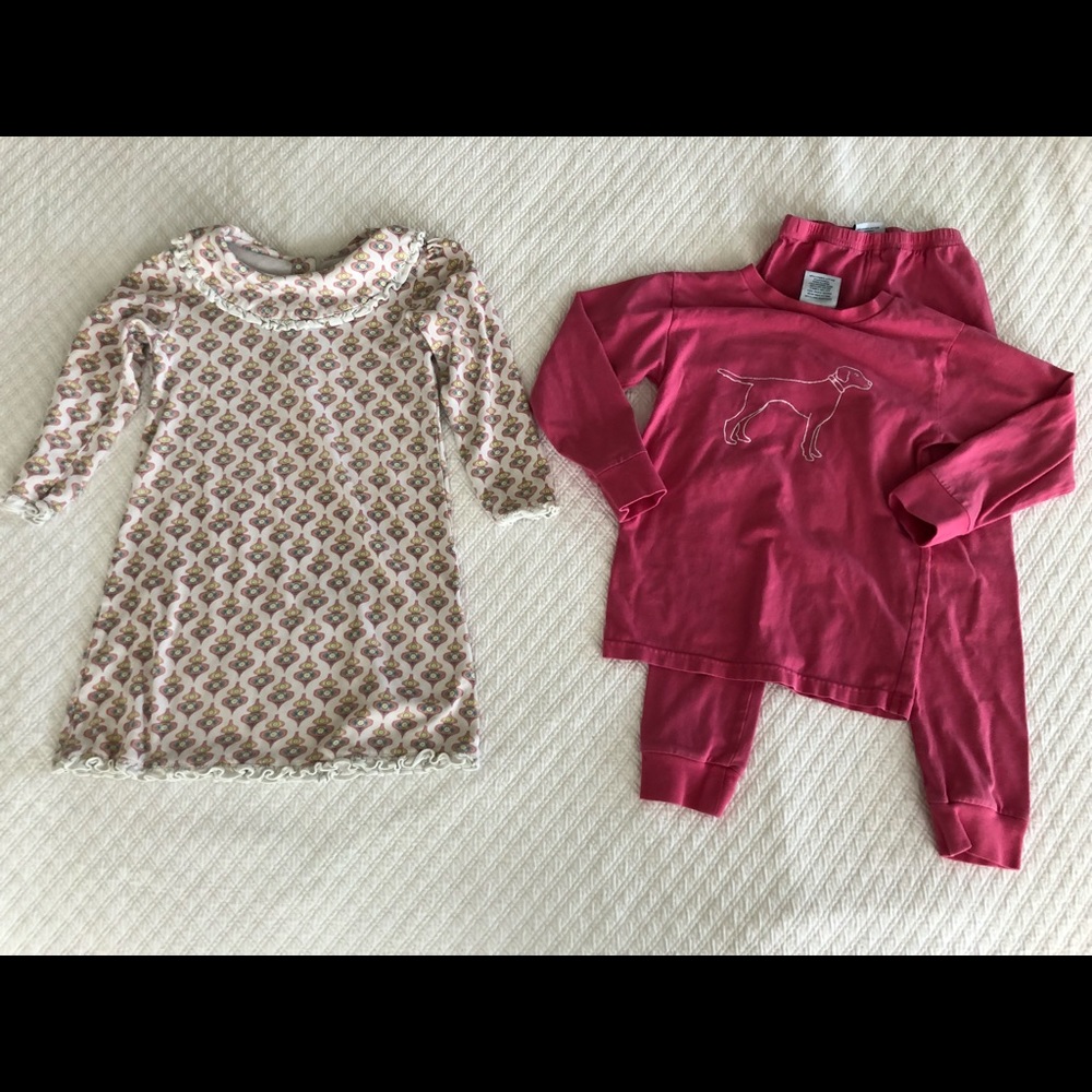 Lila Hayes 5 gown & honey bee tees 6 pjs